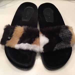 Zara Fur Slippers